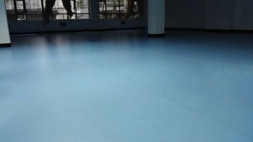 河南鄭州黃河水利科學院舞蹈地膠成功案例